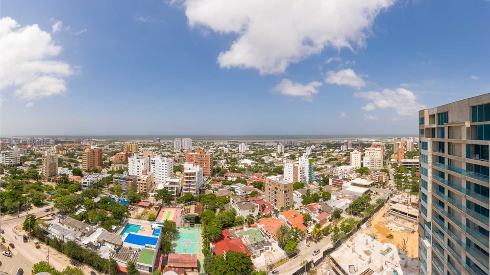 Vista de Barranquilla desde Duville