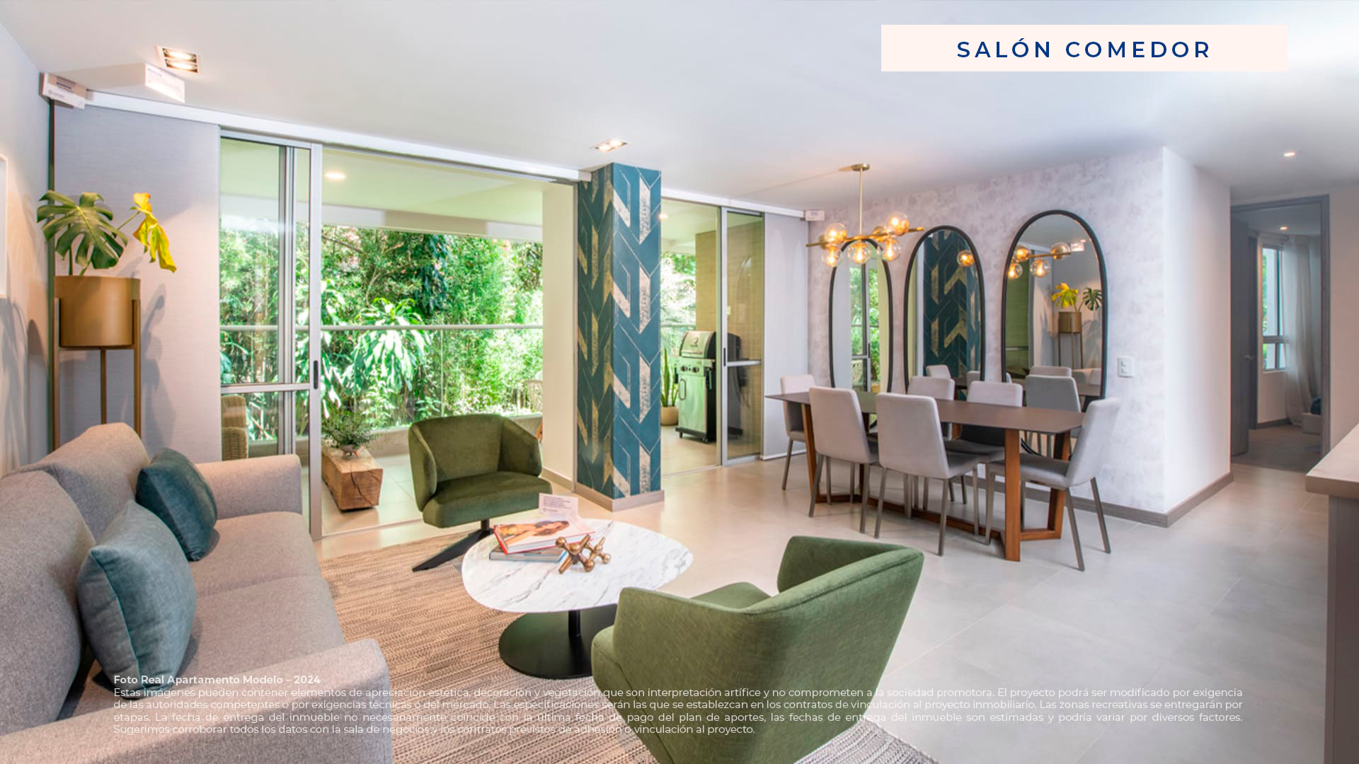 jacarandas apartamentos envigado sala comedor