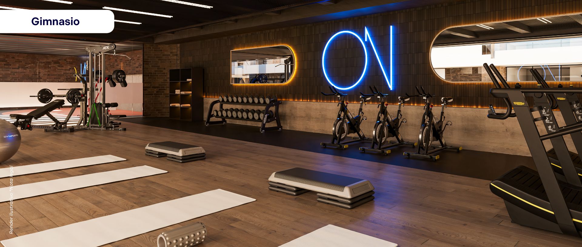 render-on-apartamentos-ayc-gimnasio