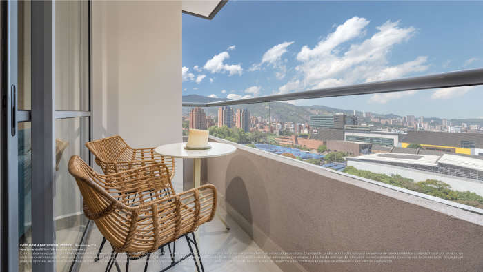 terrazas del rio apartamento modelo balcon