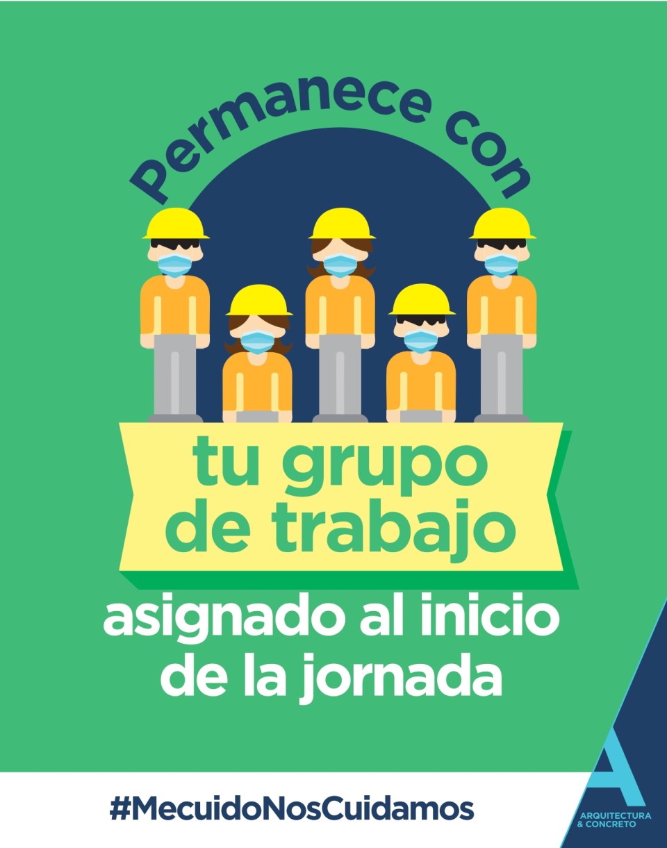 Trabajo en equipo en la obra