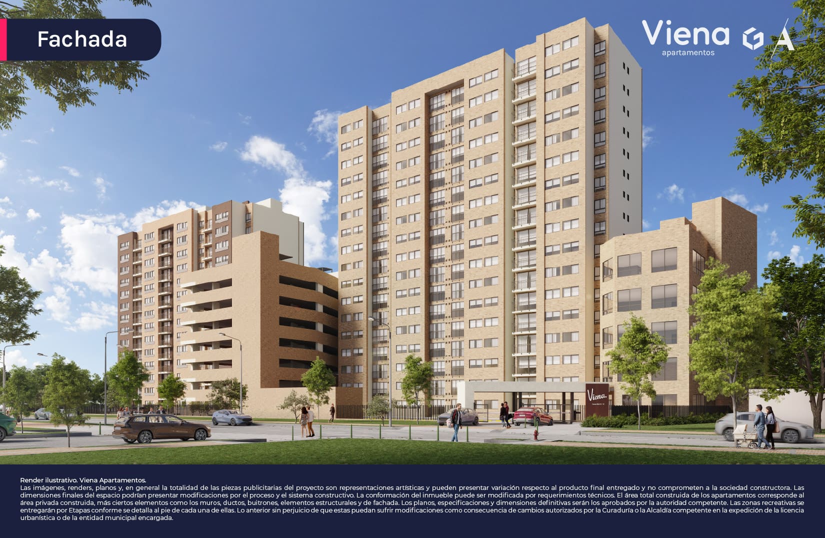 Render Viena Fachada