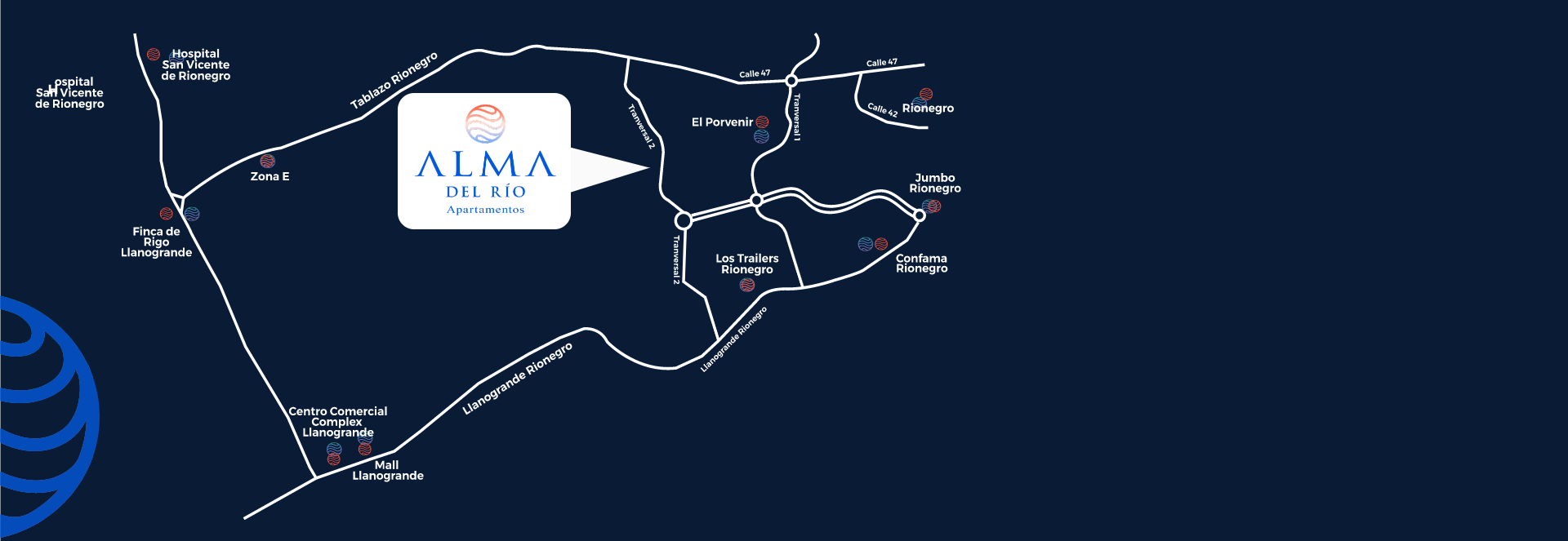 mapa alma del rio ayc