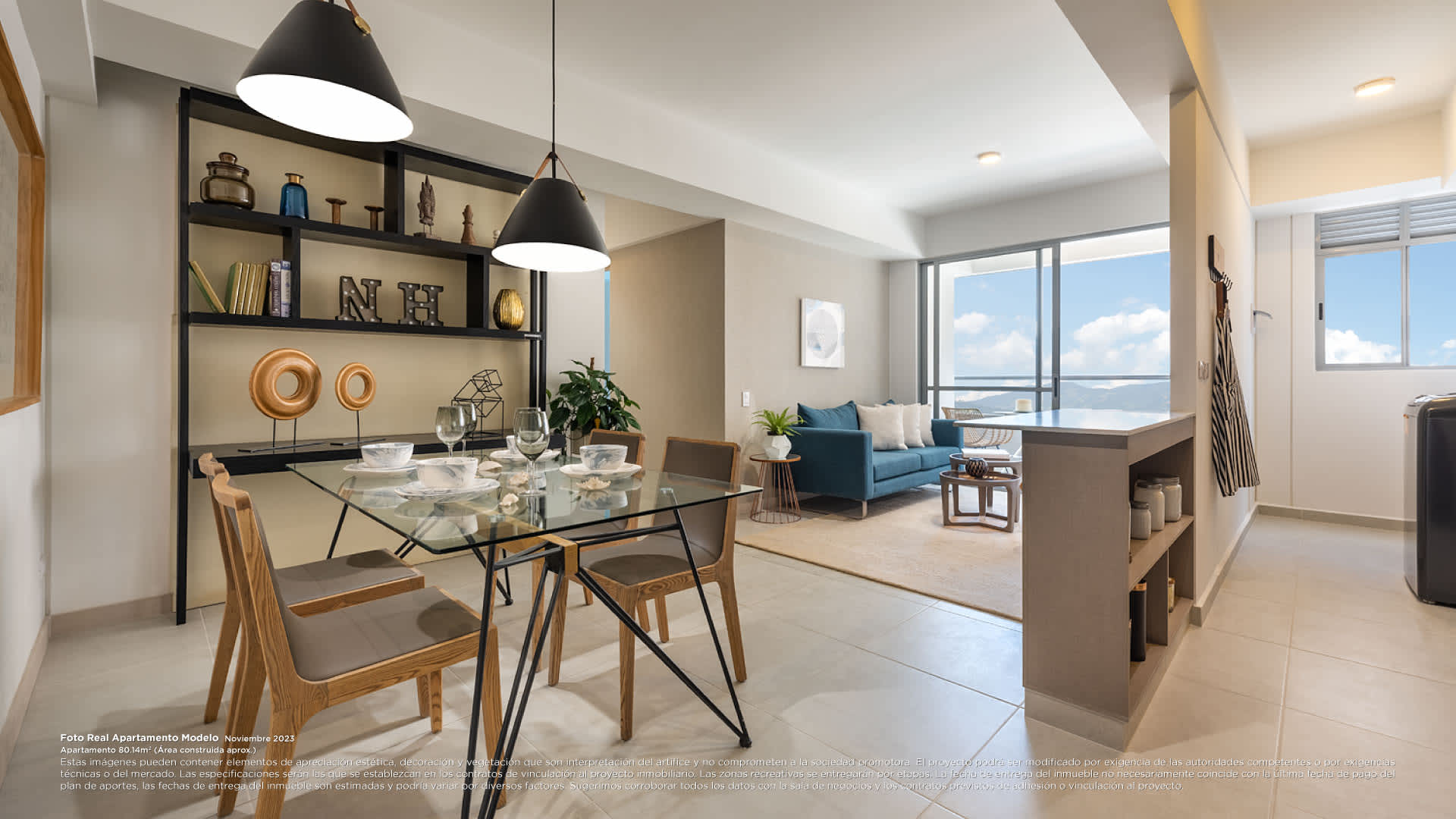 Terrazas del Rio-Foto real-Sala comedor 1