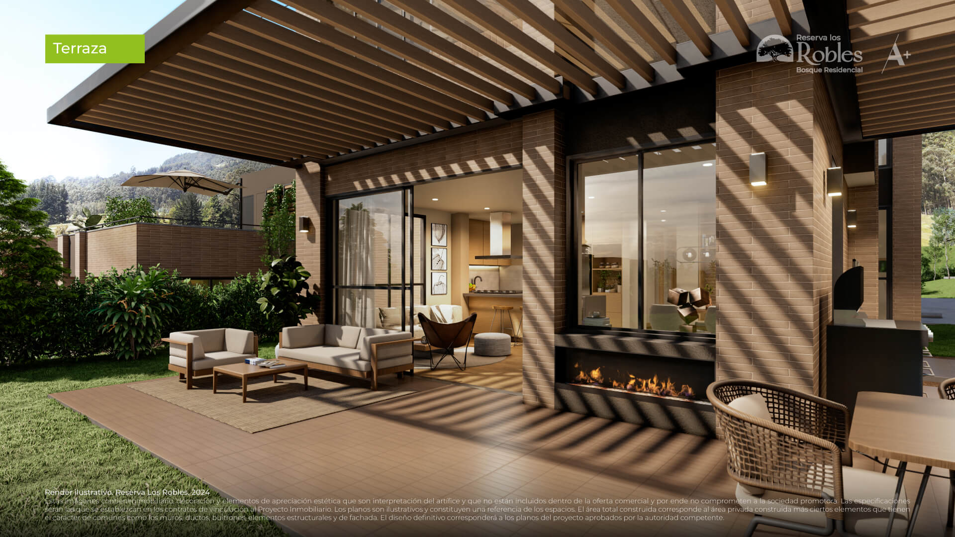 Reserva los Robles-Foto real- Terraza