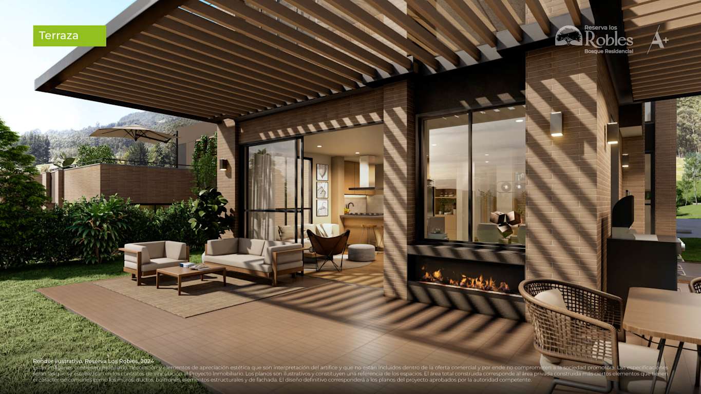 Reserva los Robles-Foto real- Terraza