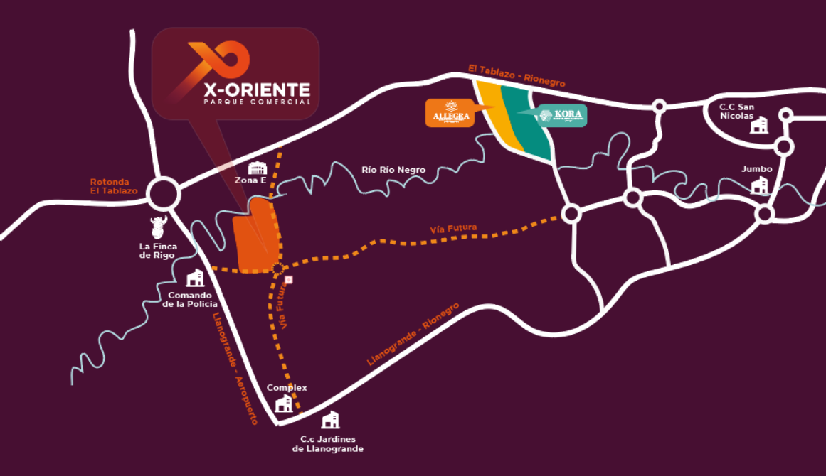 Mapa X-oriente