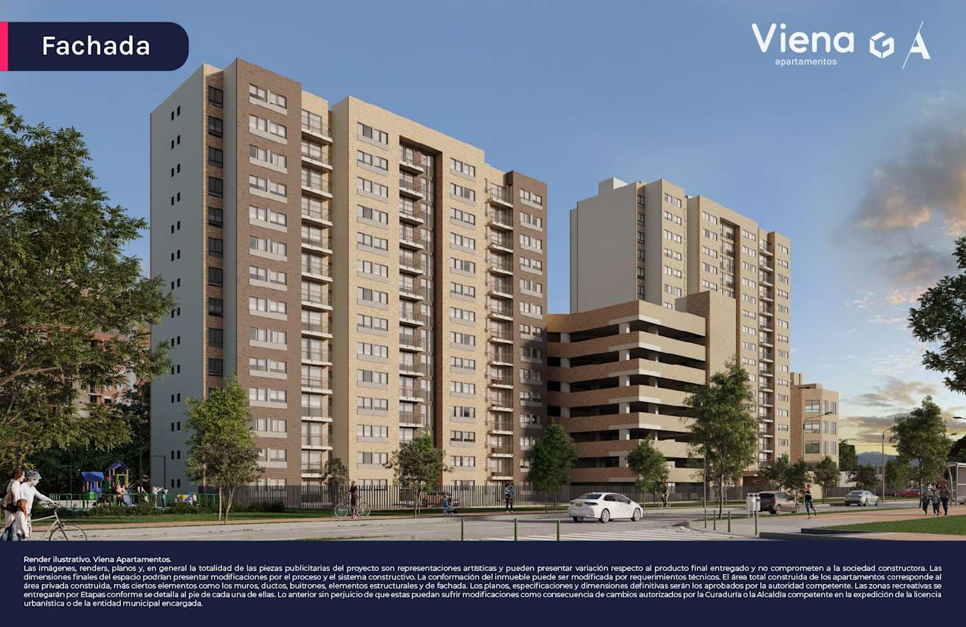 Render Fachada Viena