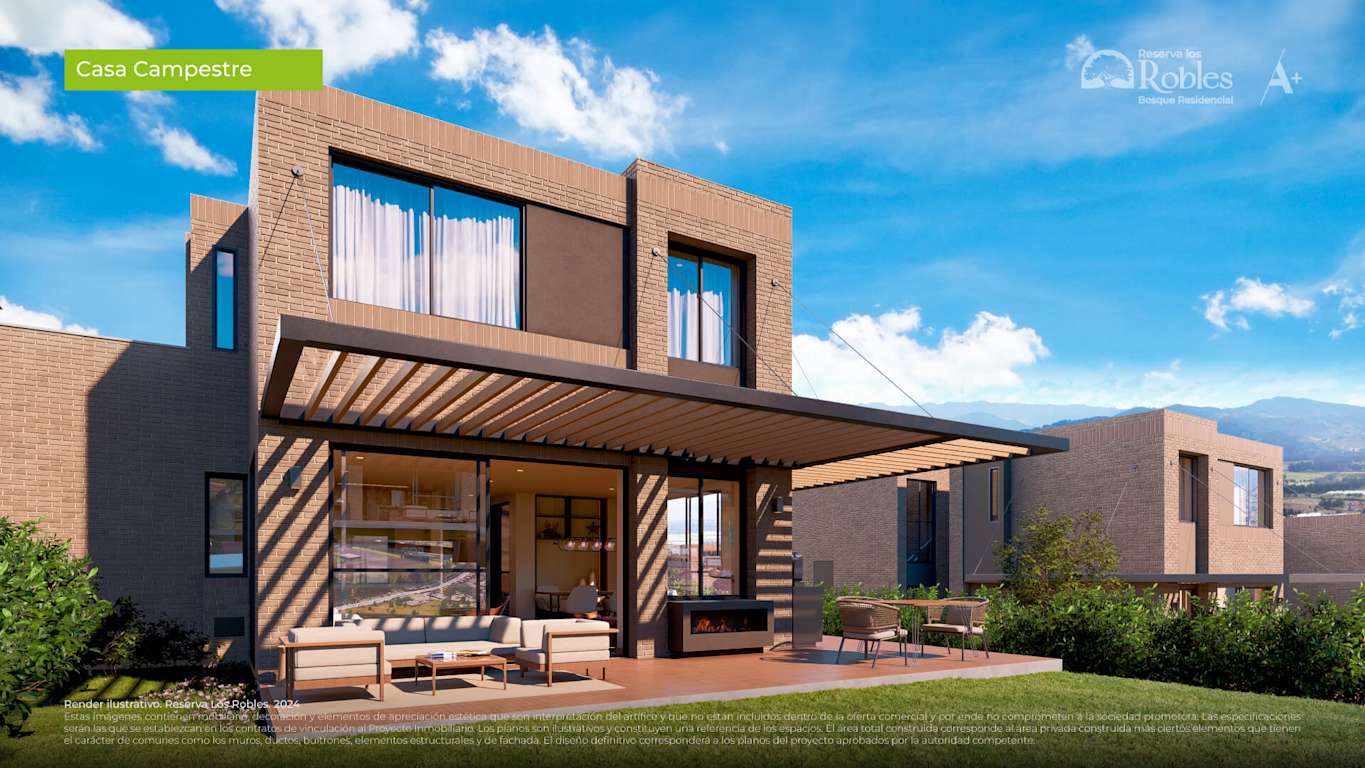 Reserva los Robles-Foto real- Casa campestre 03