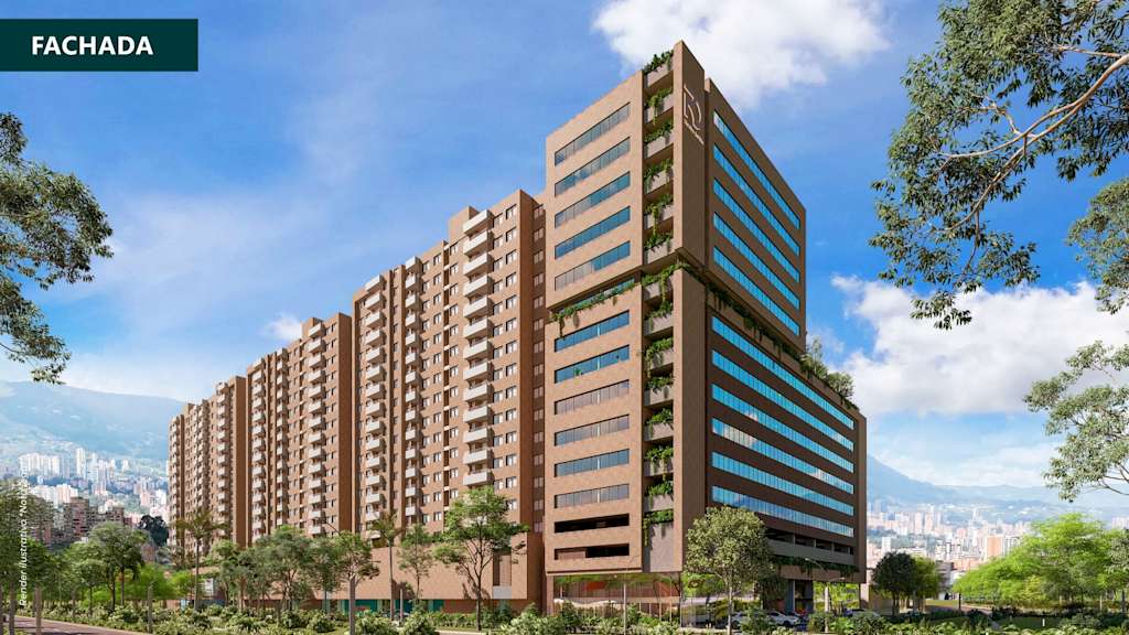 render fachada porterior distrito del rio ayc