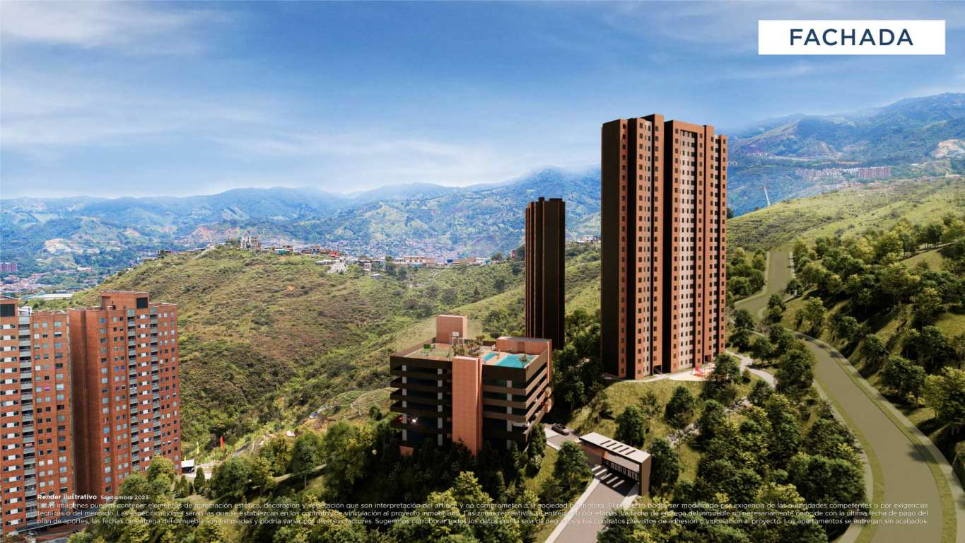 alto jardín render terrazas