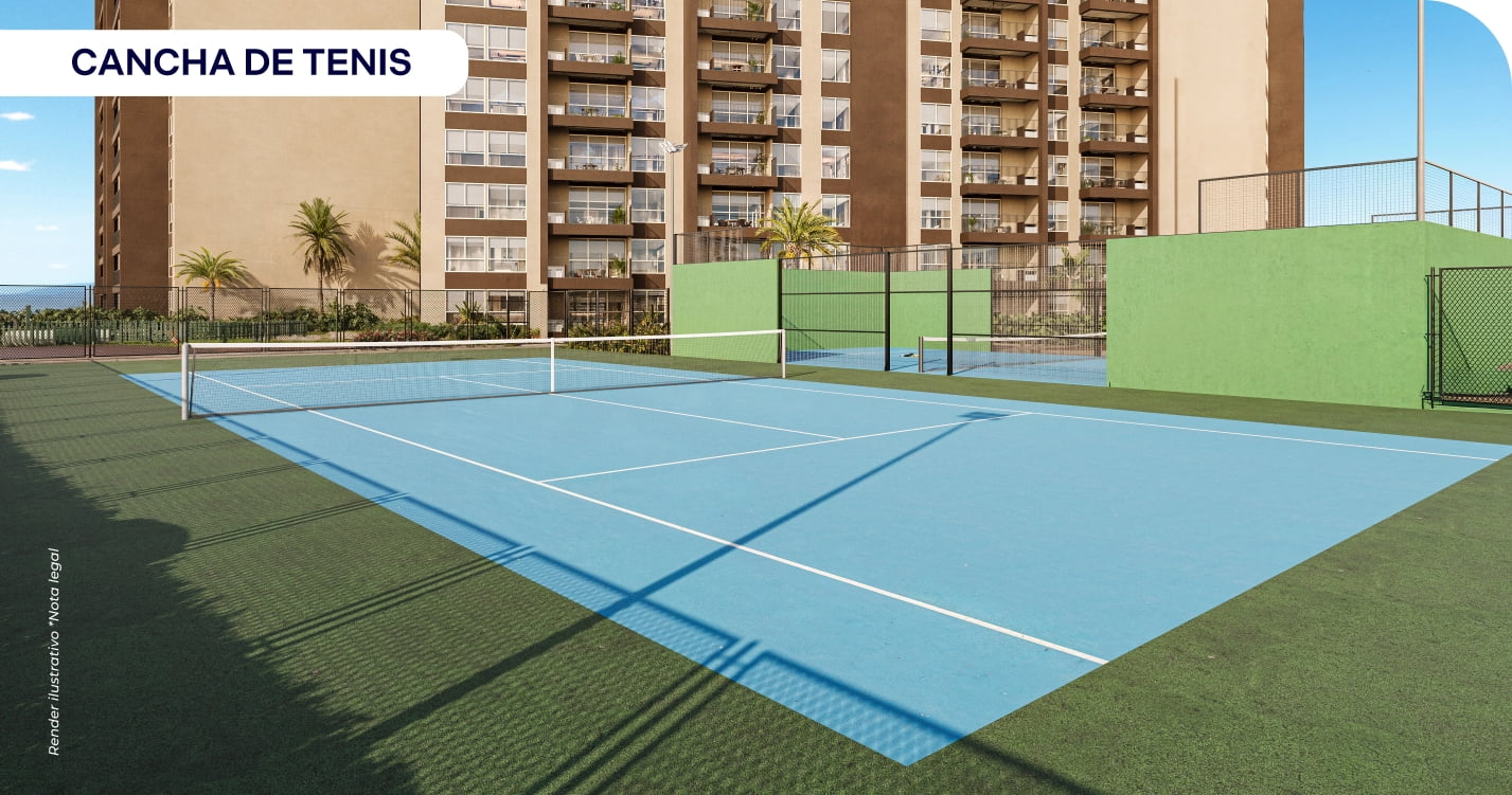 render llano kristal cancha tenis