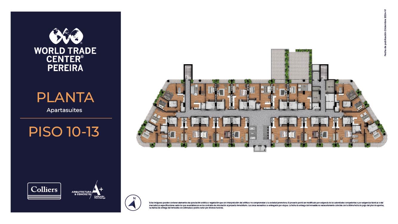 Planta Típica Apartasuites wtc