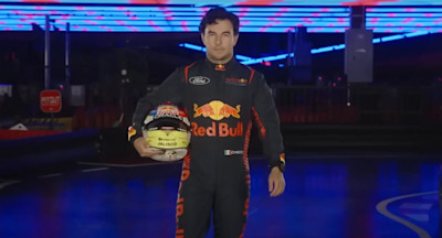 Sergio Perez at RPM Raceway Jersey City