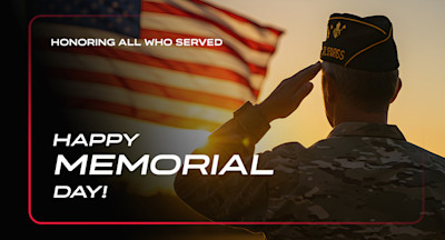 Celebrate Memorial Day at RPM Raceway! All U.S. Military Personnel receive 1 FREE race on Monday, May 25th. Enjoy high-speed racing, arcade fun, and family-friendly competition all holiday weekend long.