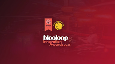 Blooloop Innovation Awards 2025 graphic highlighting a third place win in the immersive attraction category.
