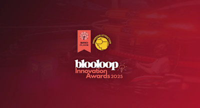 Blooloop Innovation Awards 2025 graphic highlighting a third place win in the immersive attraction category.