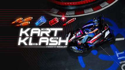 go kart powerup kart klash hero image with animations and powerups