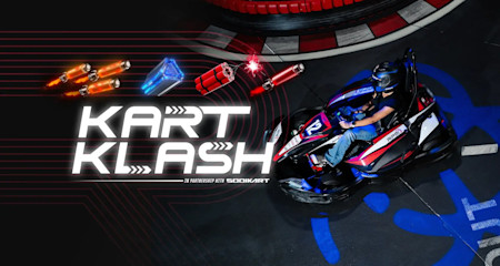go kart powerup kart klash hero image with animations and powerups