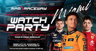 Formula 1 Miami Grand Prix 2025 Watch Party at RPM Raceway