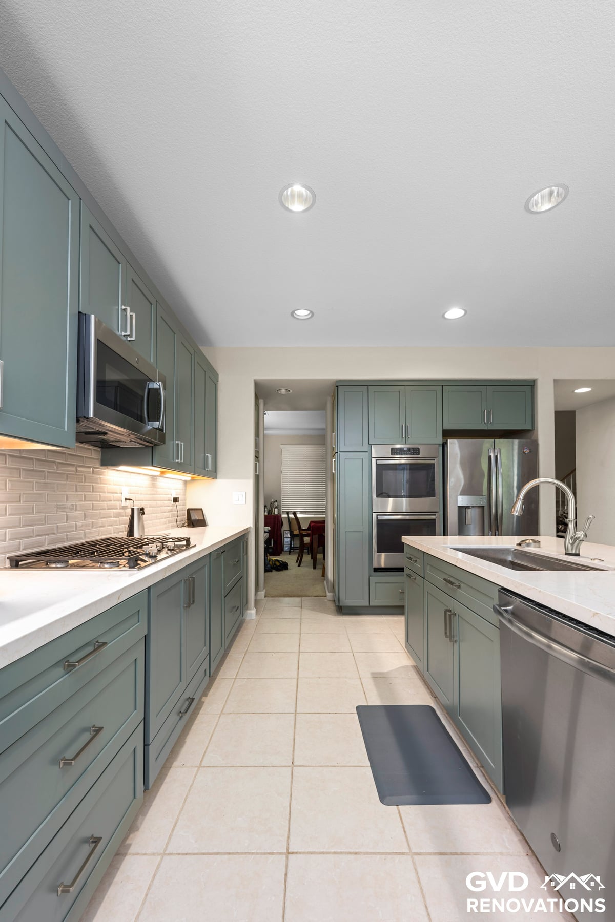 Custom Kitchen Remodel With Built-In Bar