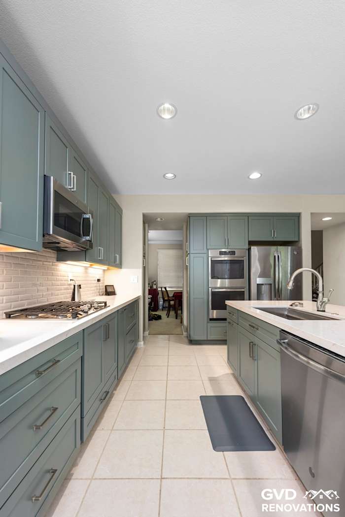 Custom Kitchen Remodel With Built-In Bar