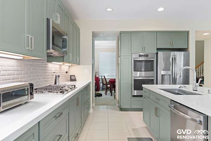 Custom Kitchen Remodel With Built-In Bar