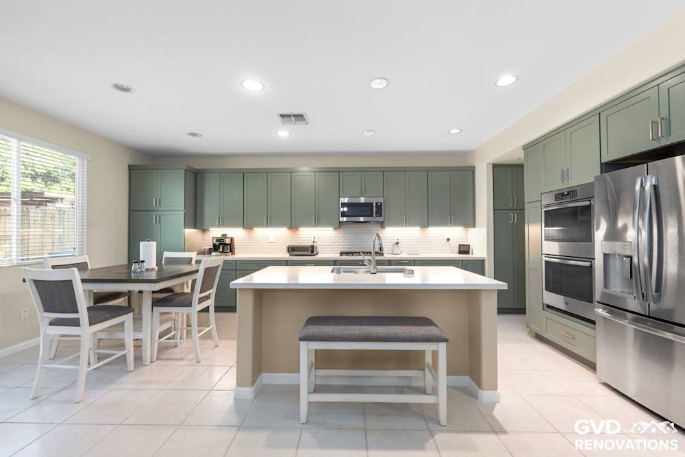 Custom Kitchen Remodel With Built-In Bar in Roseville