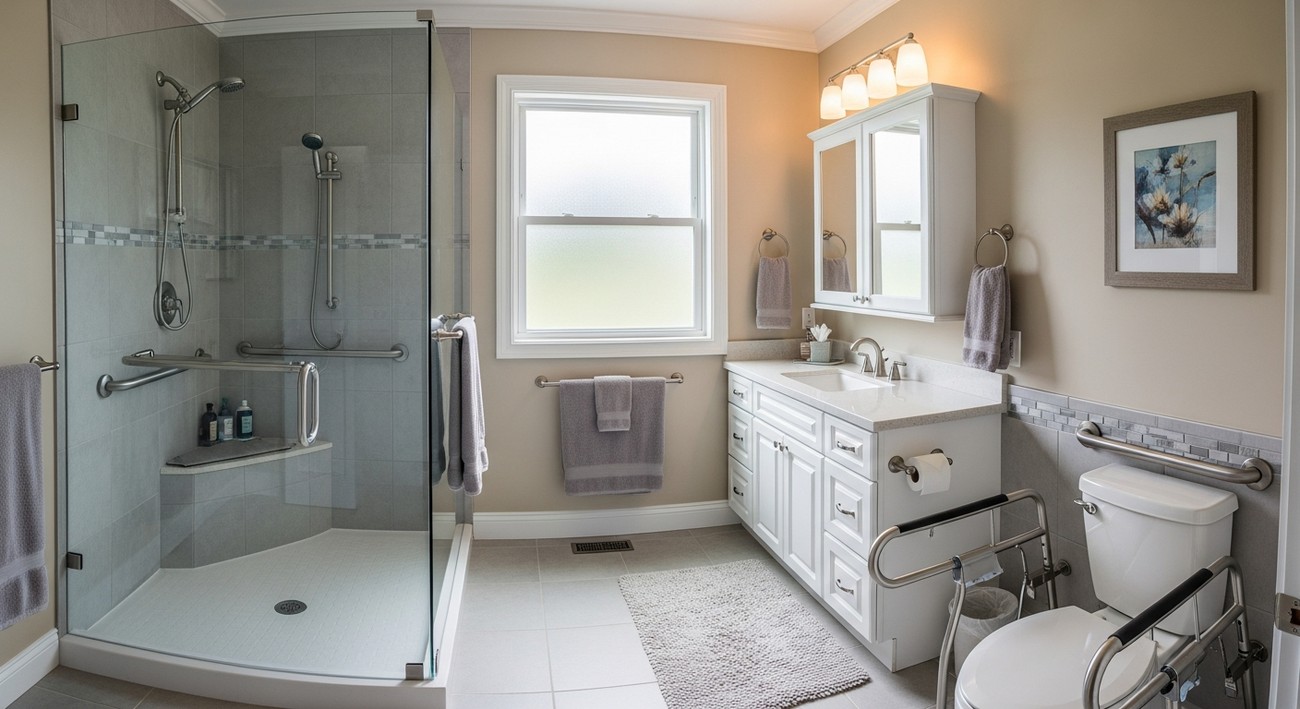 bathroom remodel for seniors photo