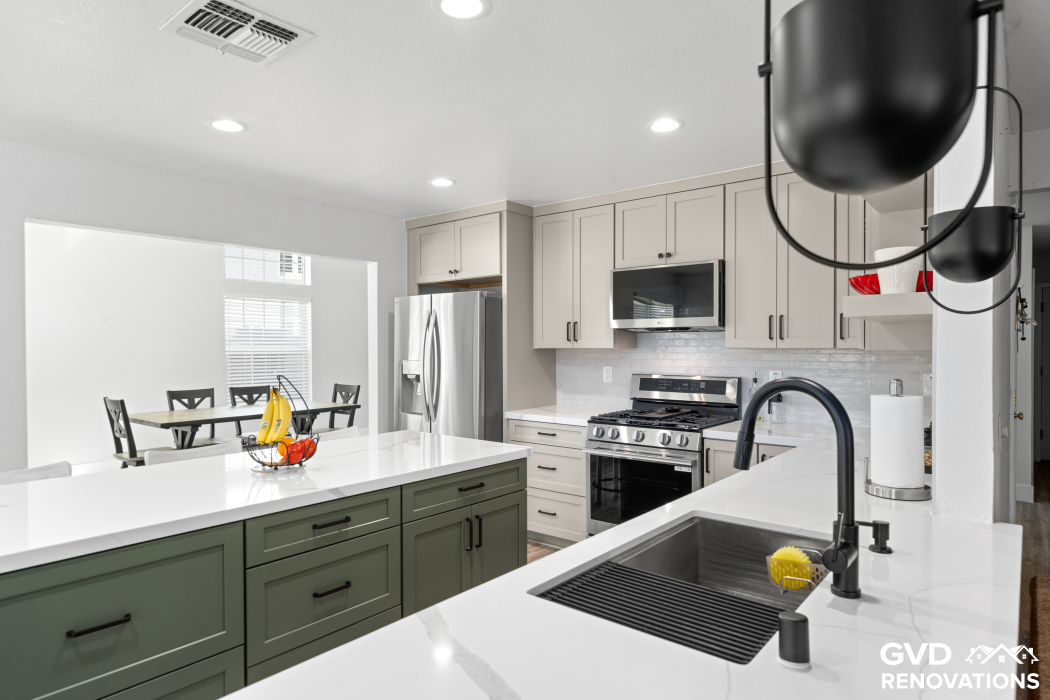 Custom Two-Tone Kitchen Transformation