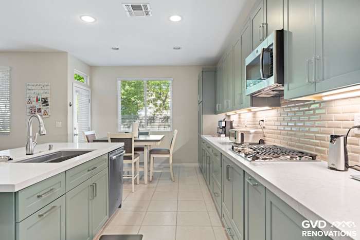 Custom Kitchen Remodel With Built-In Bar