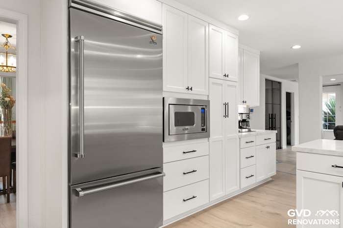 Open-Concept Kitchen Remodel with Custom Wine Cellar