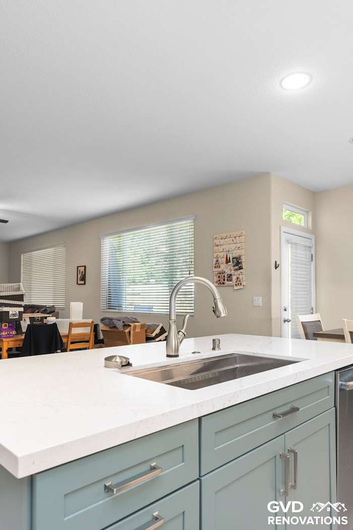 Custom Kitchen Remodel With Built-In Bar