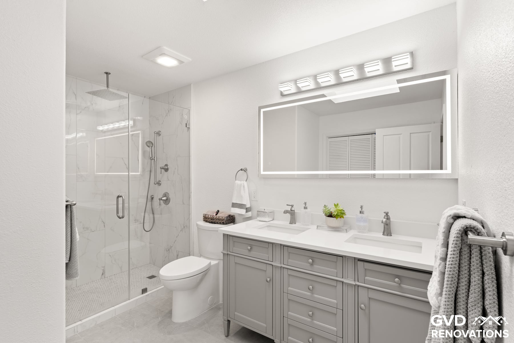 Guest & Master Bathroom Remodel with Spa-Style Upgrades