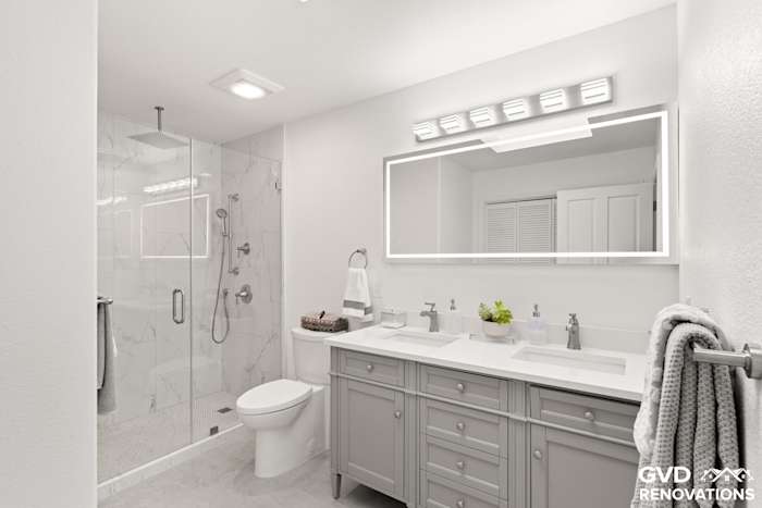 Guest & Master Bathroom Remodel with Spa-Style Upgrades