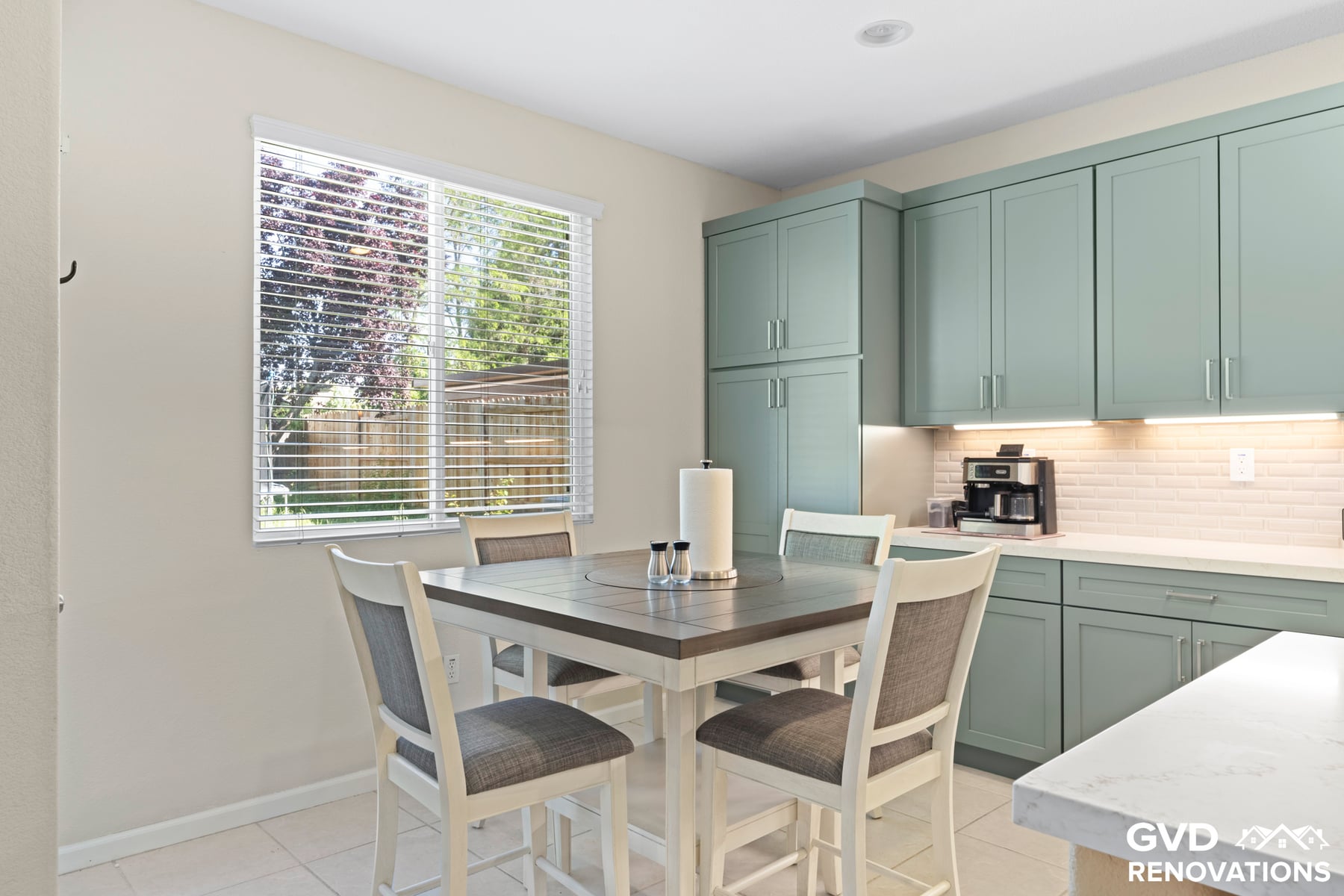 Custom Kitchen Remodel With Built-In Bar