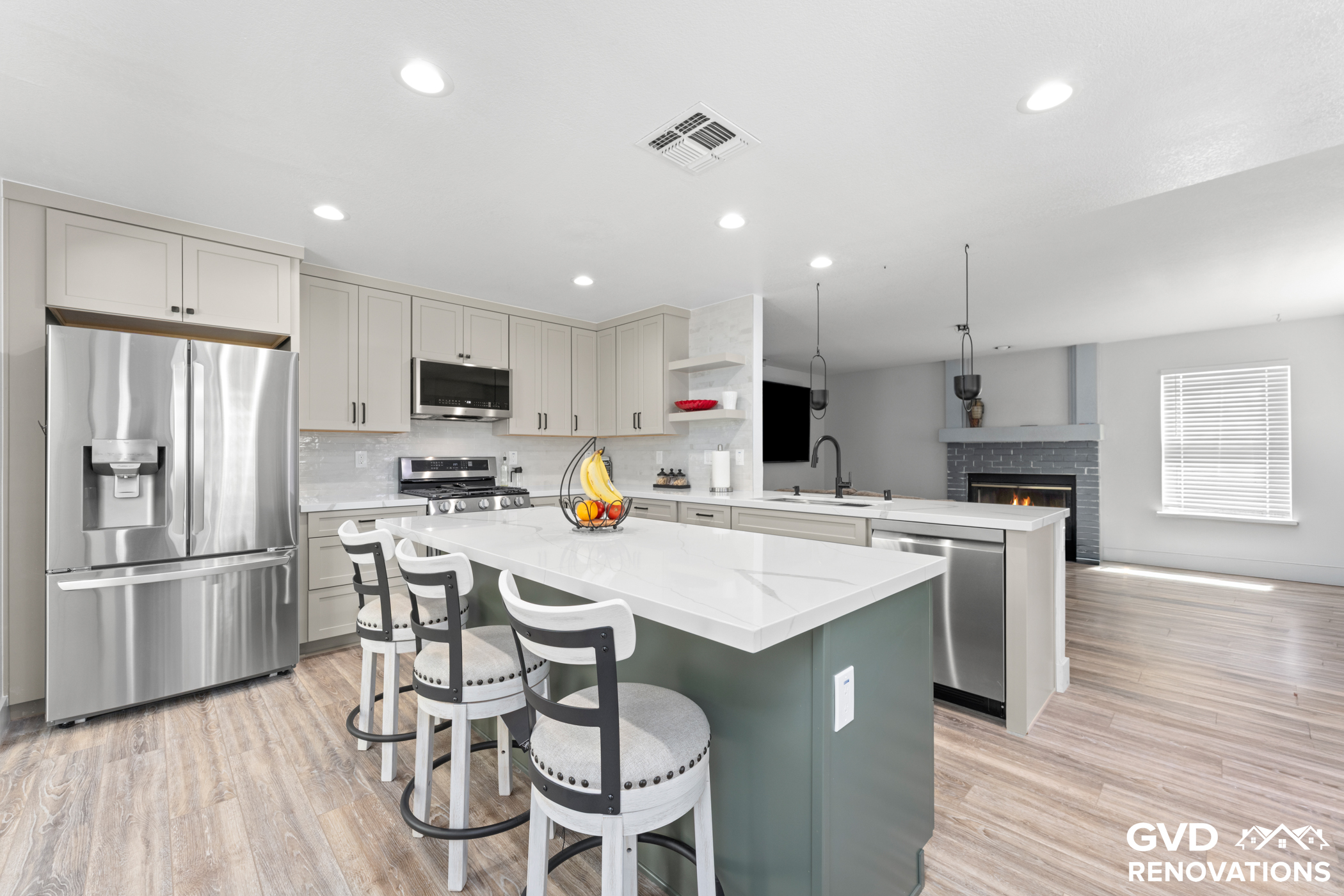 Custom Two-Tone Kitchen Transformation
