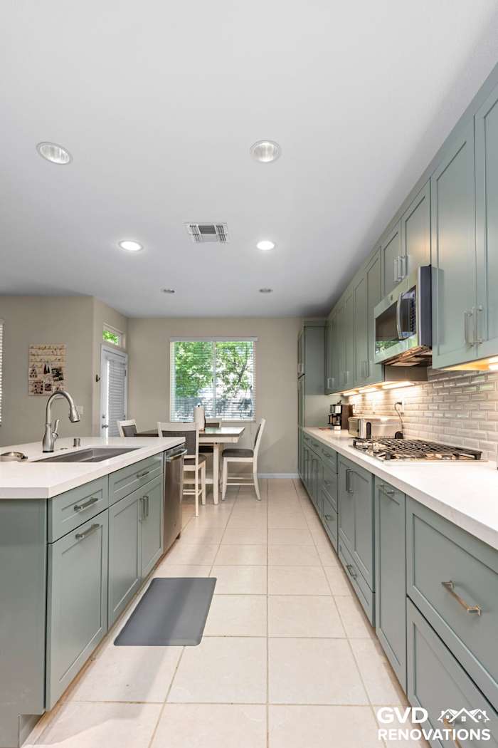 Custom Kitchen Remodel With Built-In Bar