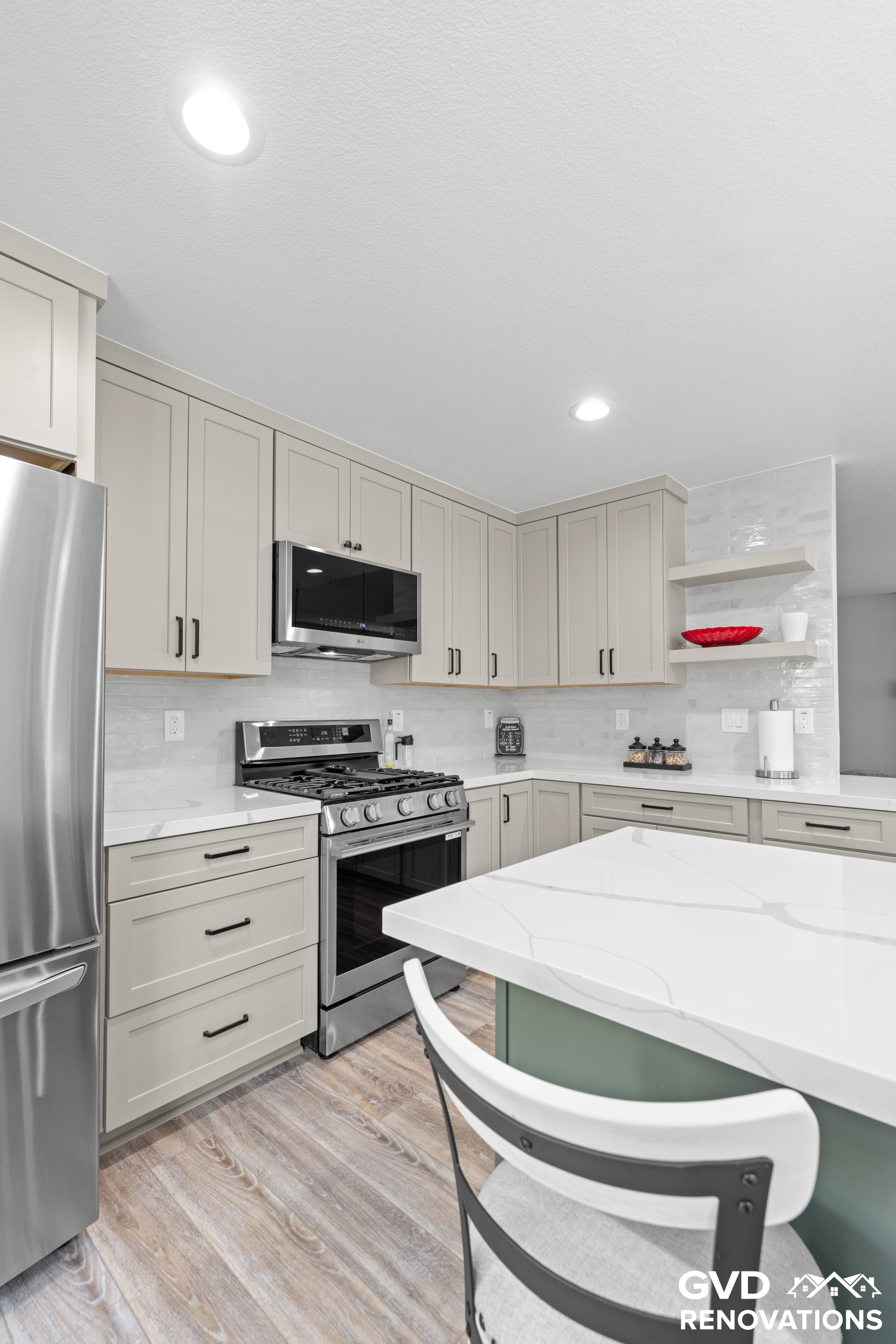 Custom Two-Tone Kitchen Transformation