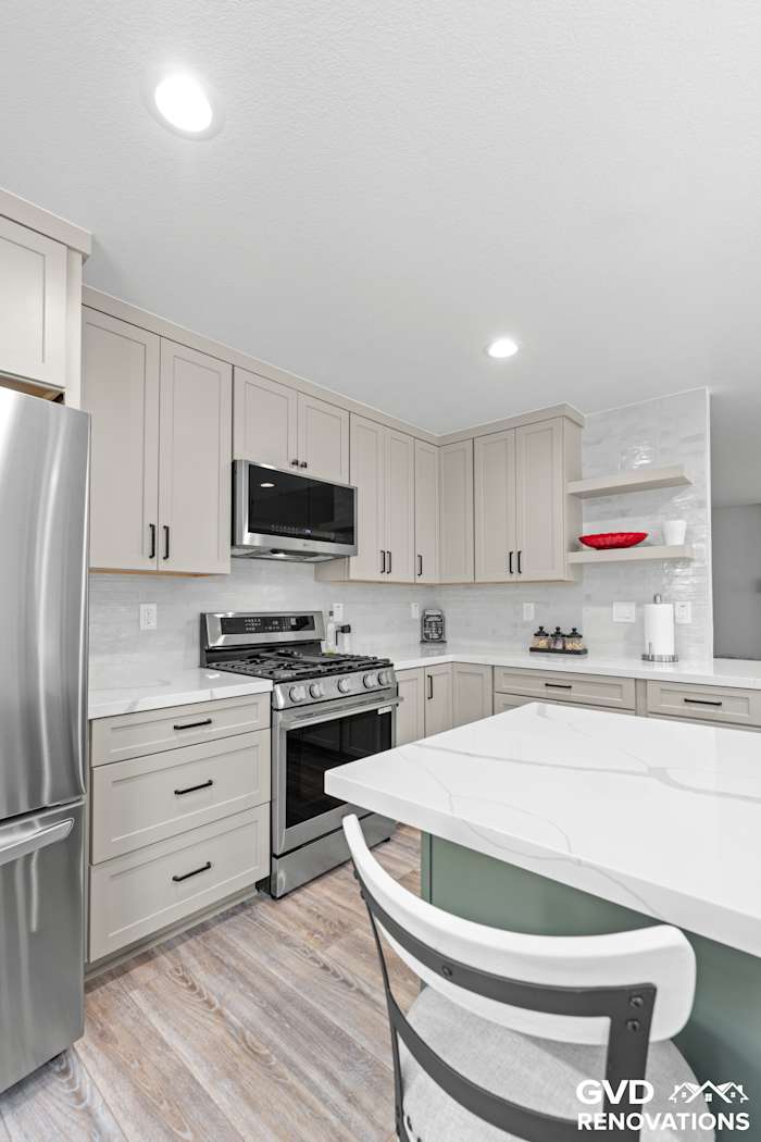 Custom Two-Tone Kitchen Transformation