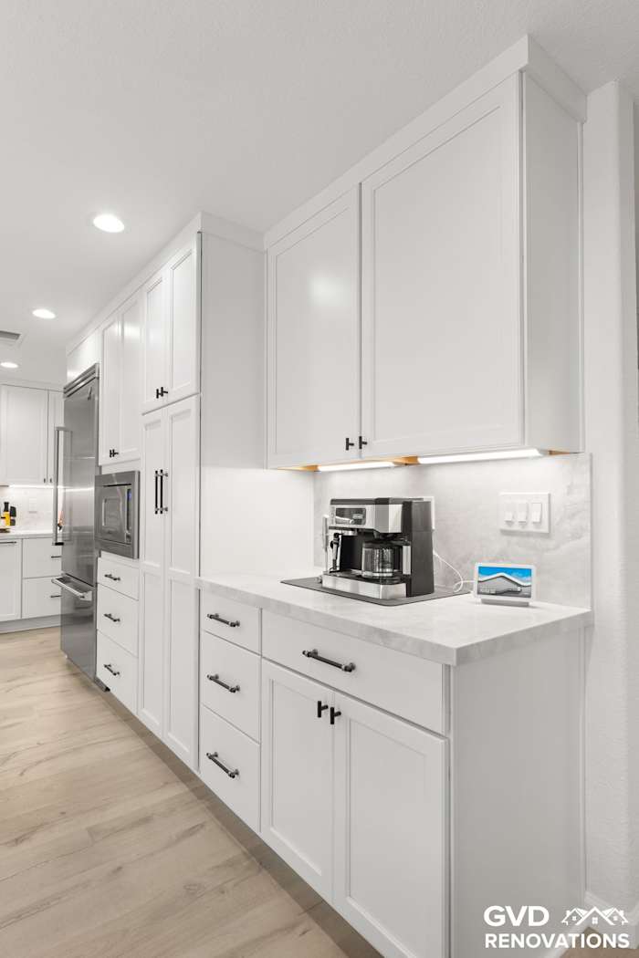 Open-Concept Kitchen Remodel with Custom Wine Cellar