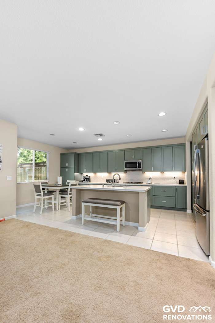 Custom Kitchen Remodel With Built-In Bar