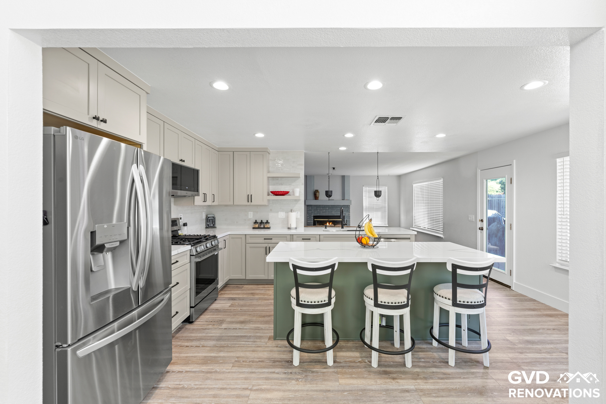 Custom Two-Tone Kitchen Transformation