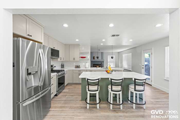 Custom Two-Tone Kitchen Transformation