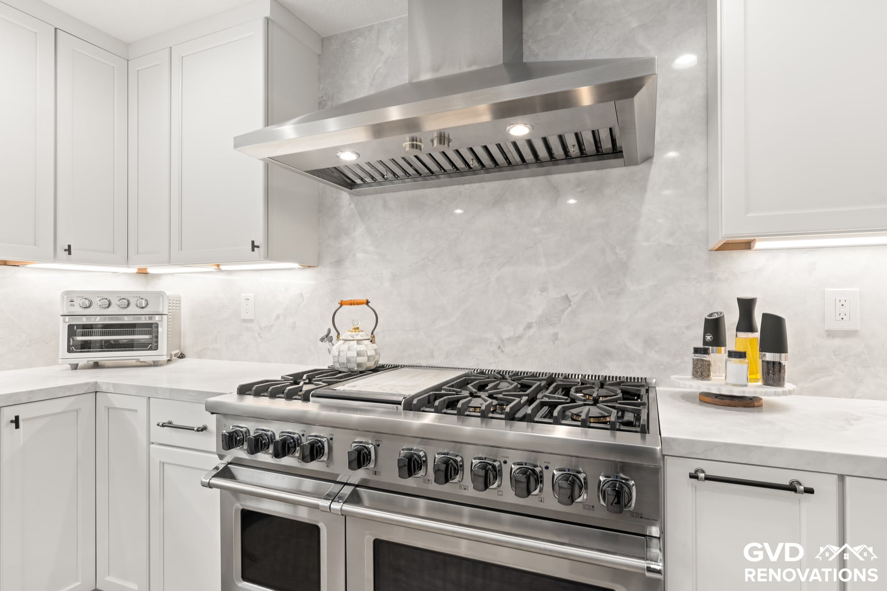 Open-Concept Kitchen Remodel with Custom Wine Cellar