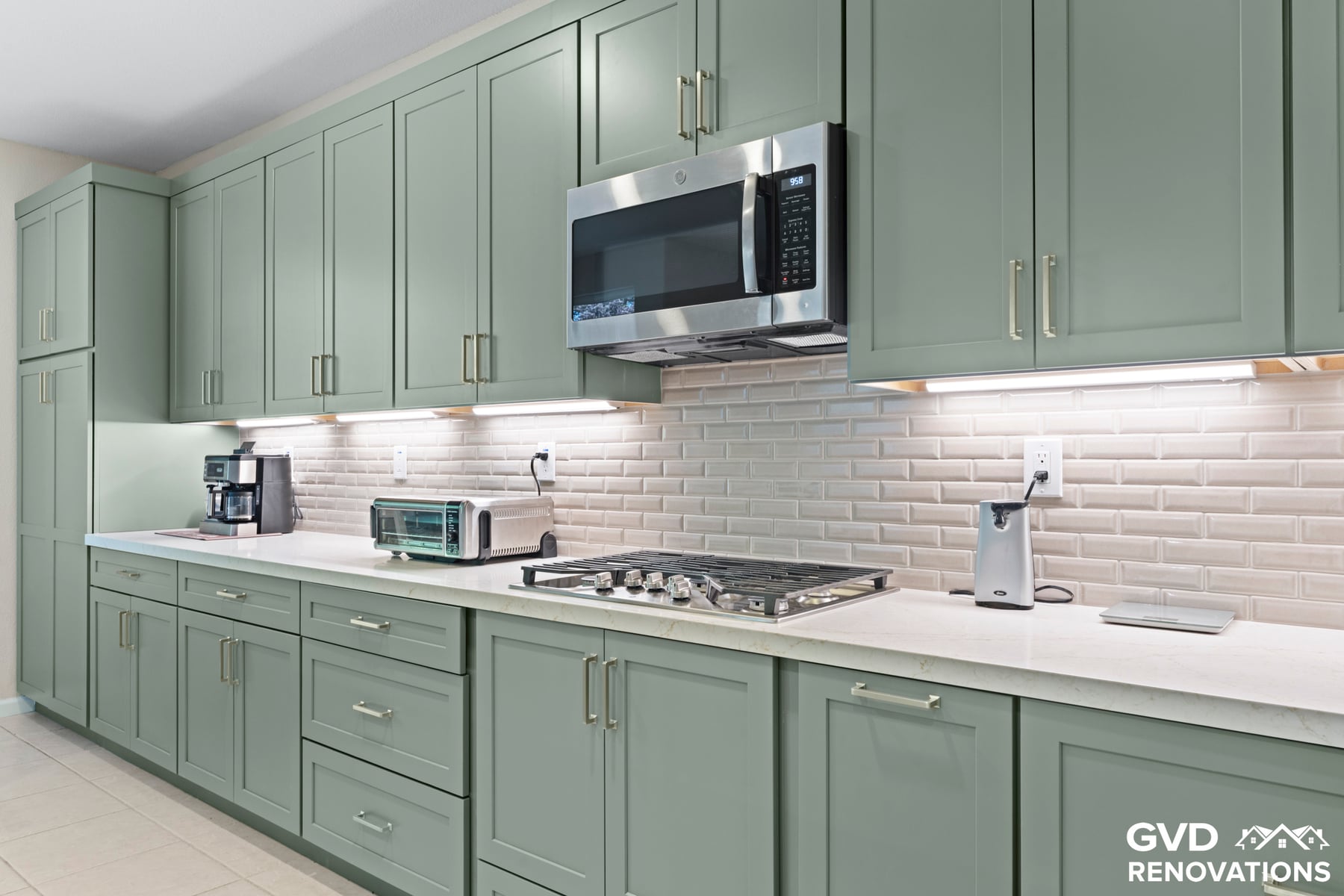 Custom Kitchen Remodel With Built-In Bar