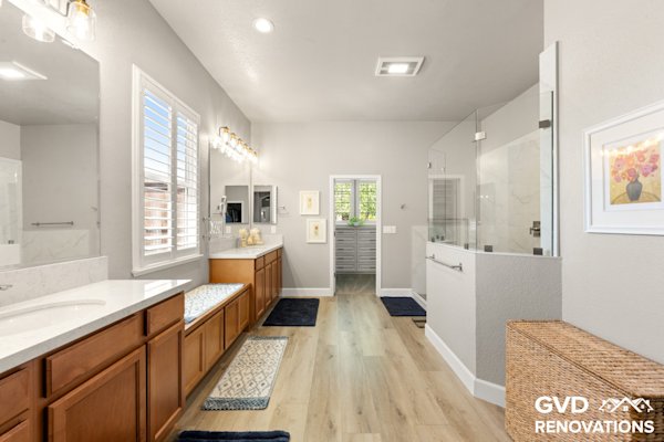 Master Bathroom Remodel with Walk-In Shower
