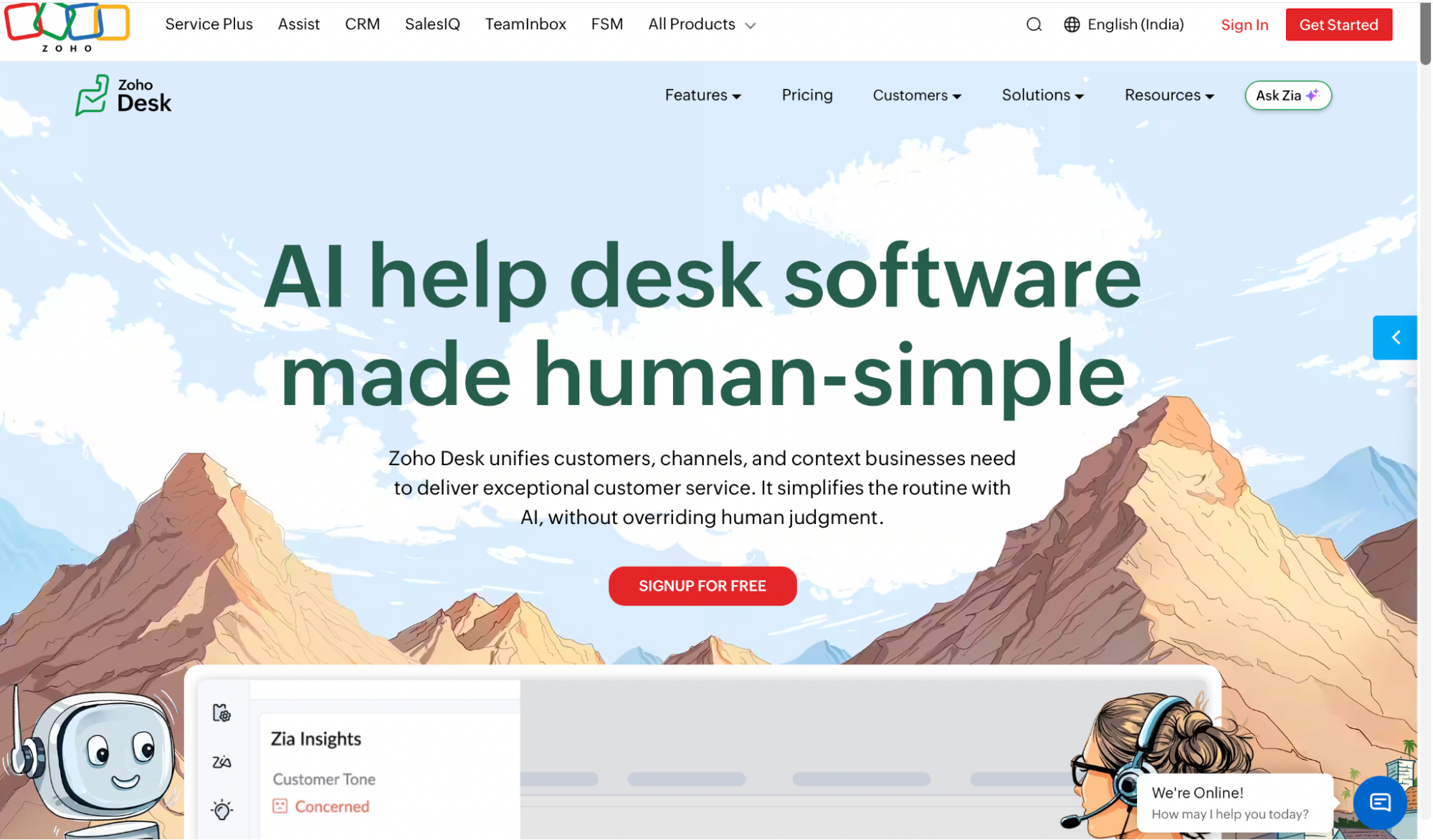 Zoho Desk