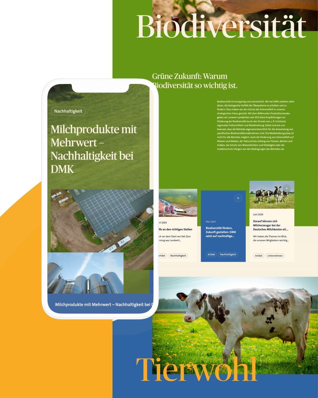 Bilder der Seite Nachhaltigkeit von DMK