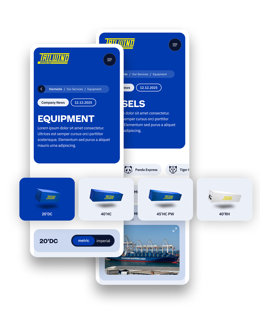 Equipment Pages